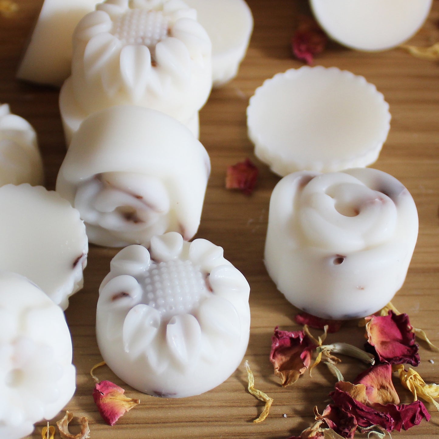 Cedarwood & Jasmine Botanical Wax Melts — Infused with White Willow Bark (Pack of 14)