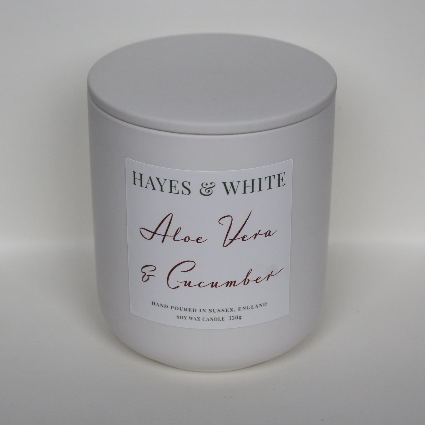 Aloe Vera & Cucumber  330g Pastel White