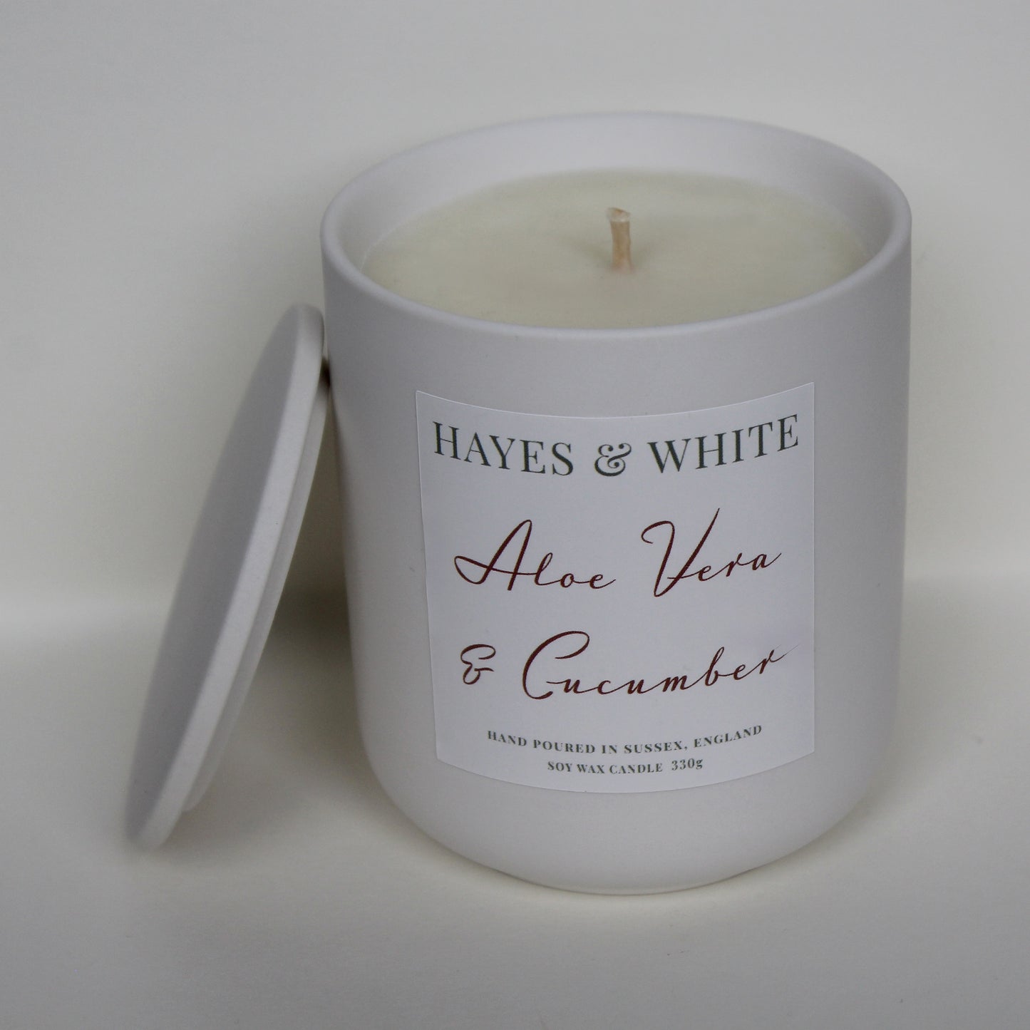 Aloe Vera & Cucumber  330g Pastel White