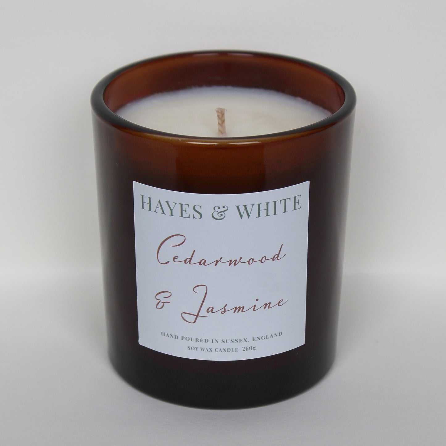 Cedarwood & Jasmine 260g Amber