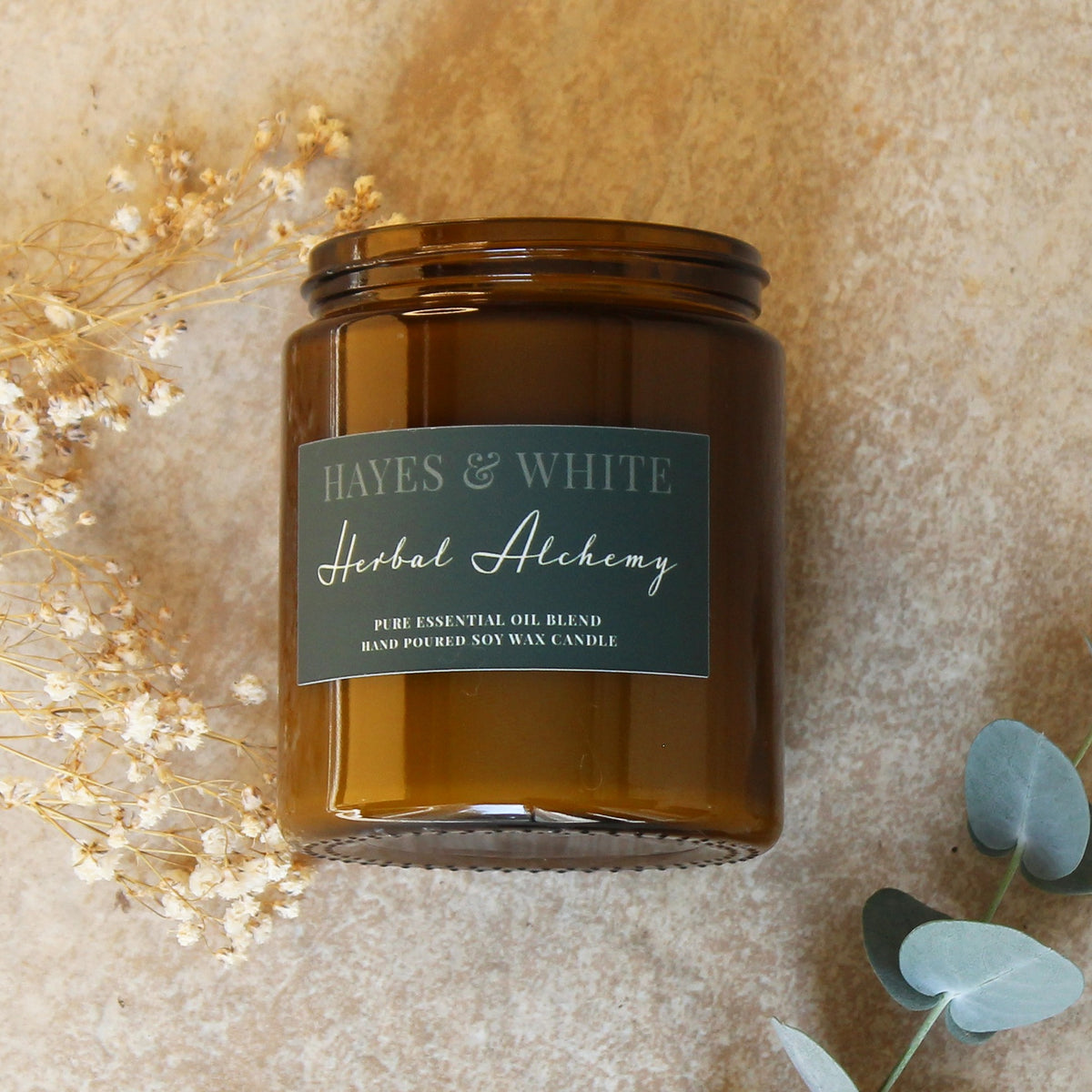 Herbal Alchemy | Lavender & Sage Essential Oil Candle