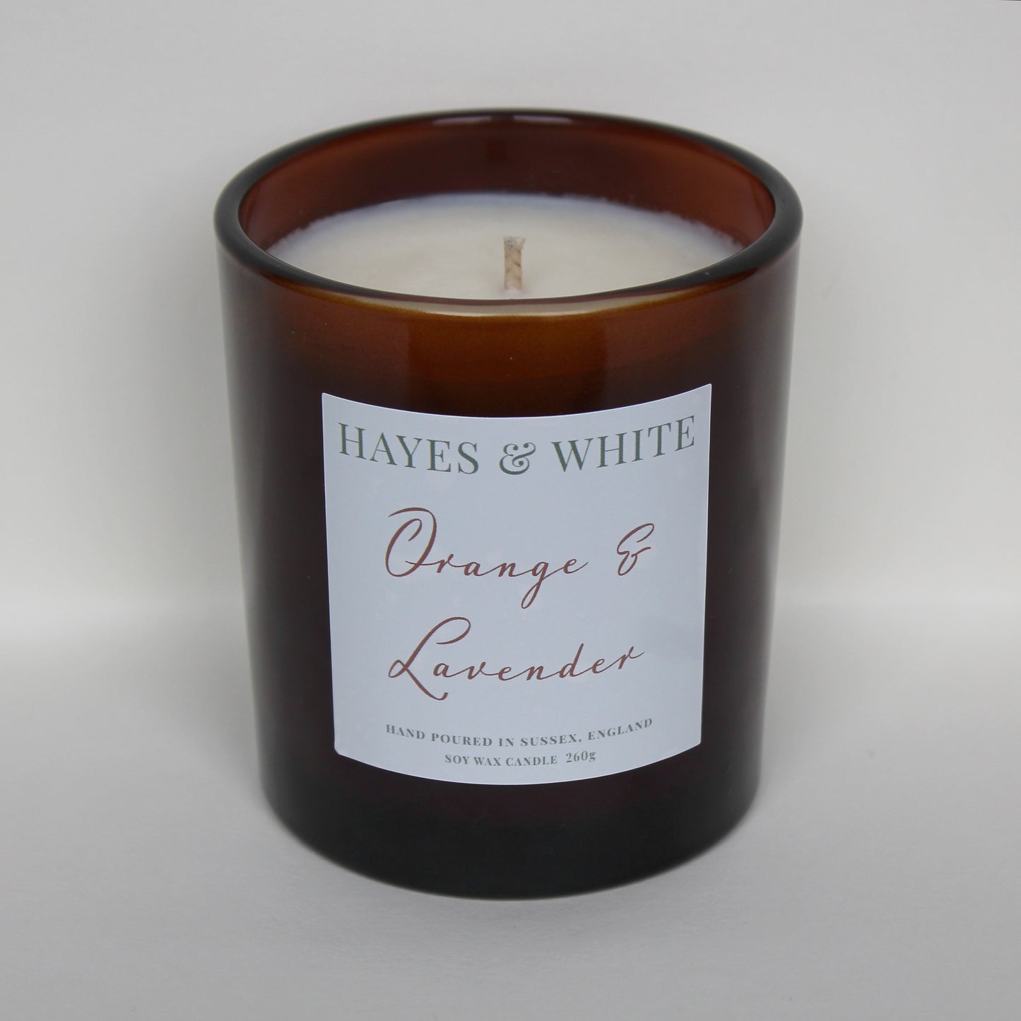 Orange & Lavender 260g Amber