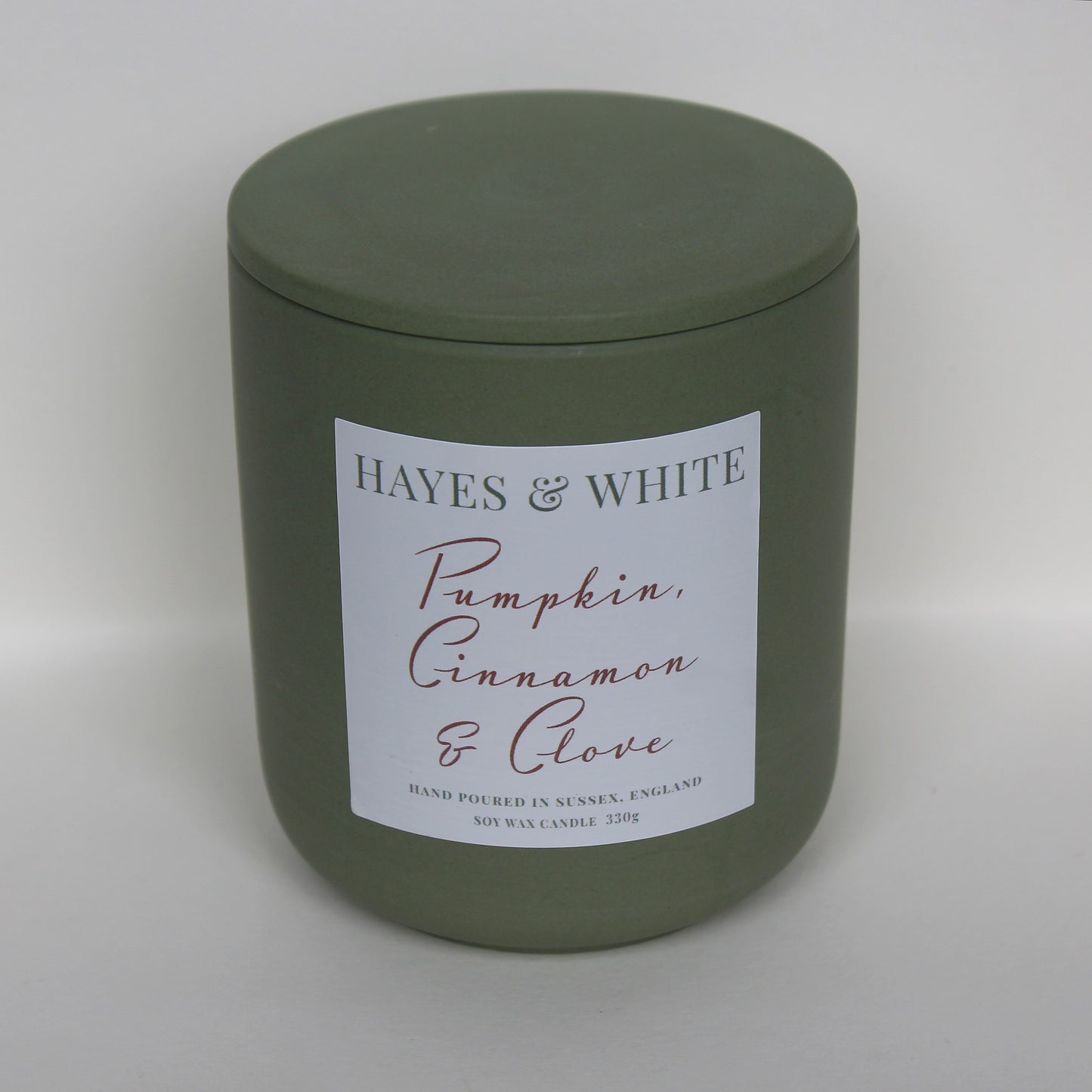Pumpkin, Cinnamon & Clove 330g Pastel Green