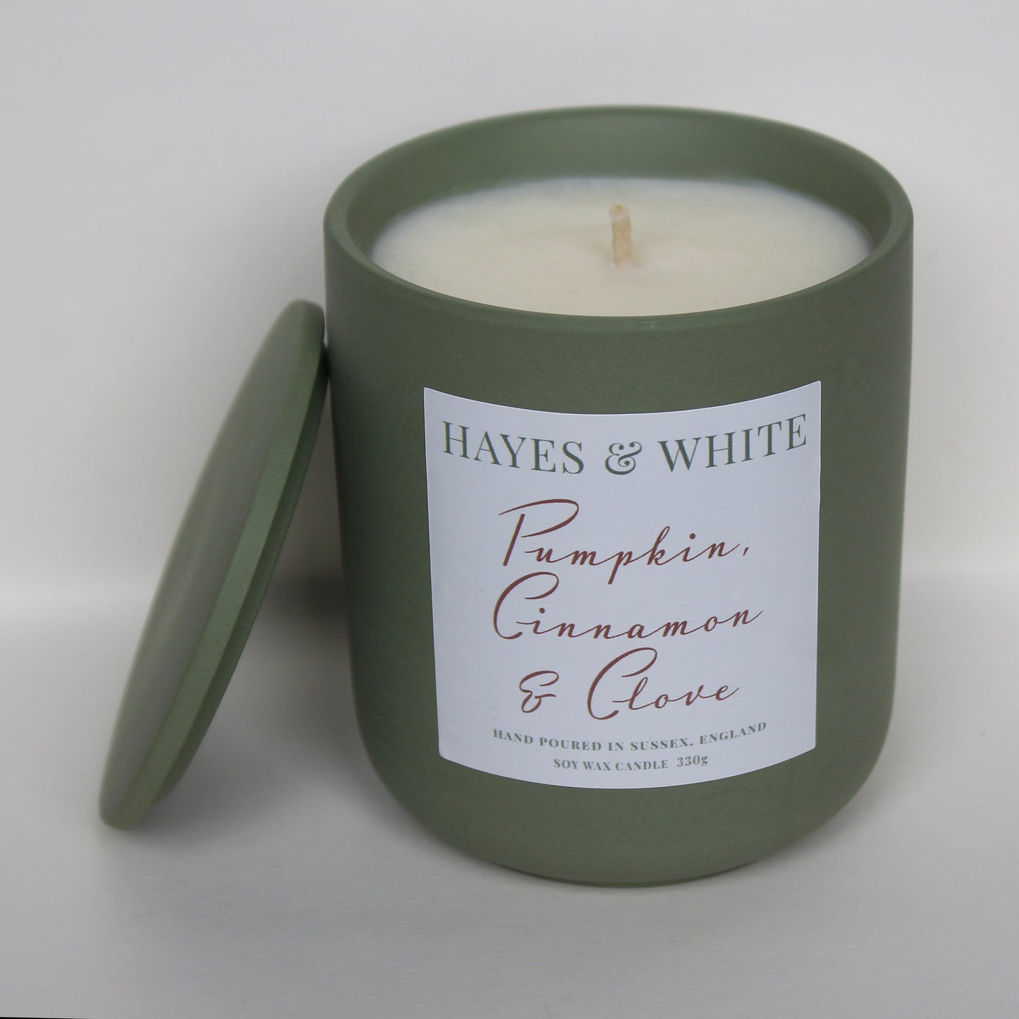 Pumpkin, Cinnamon & Clove 330g Pastel Green