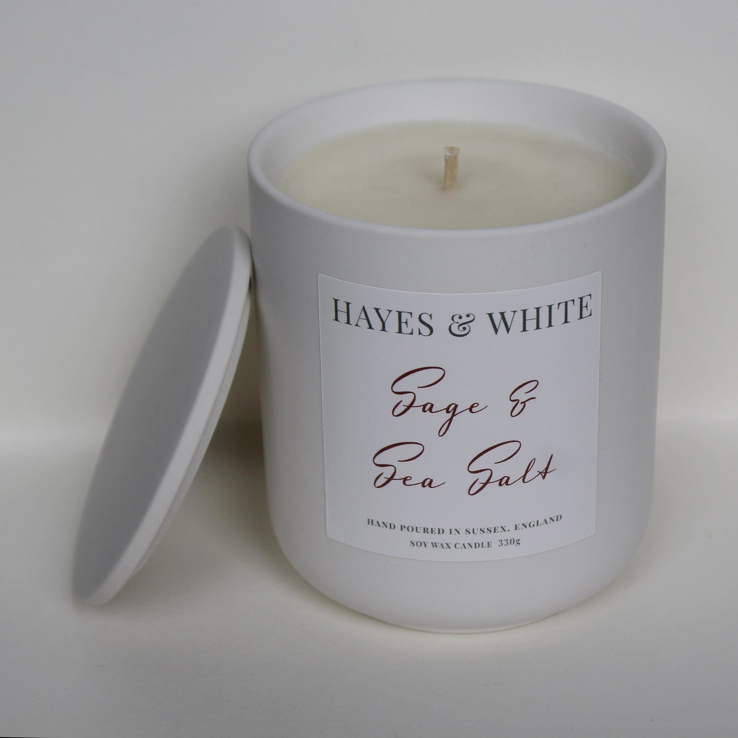 Sage & Sea Salt 330g Pastel White