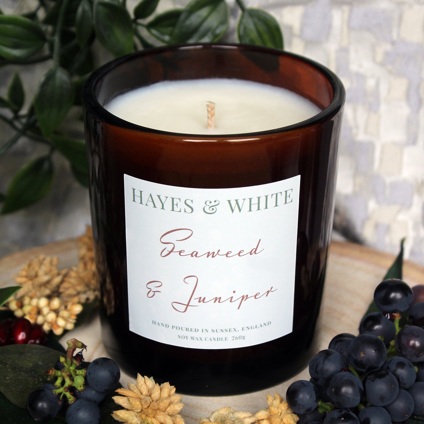Seaweed & Juniper 260g Amber