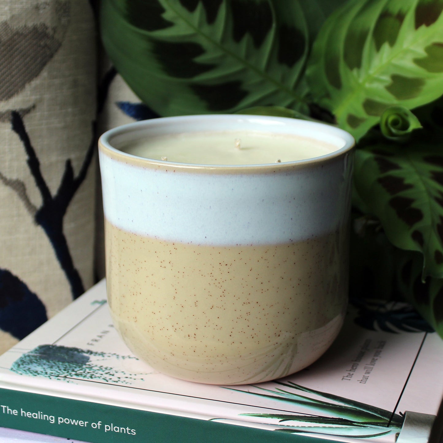 Coconut & Rosewood Soy Wax Candle | Large Ceramic | Handmade in Sussex