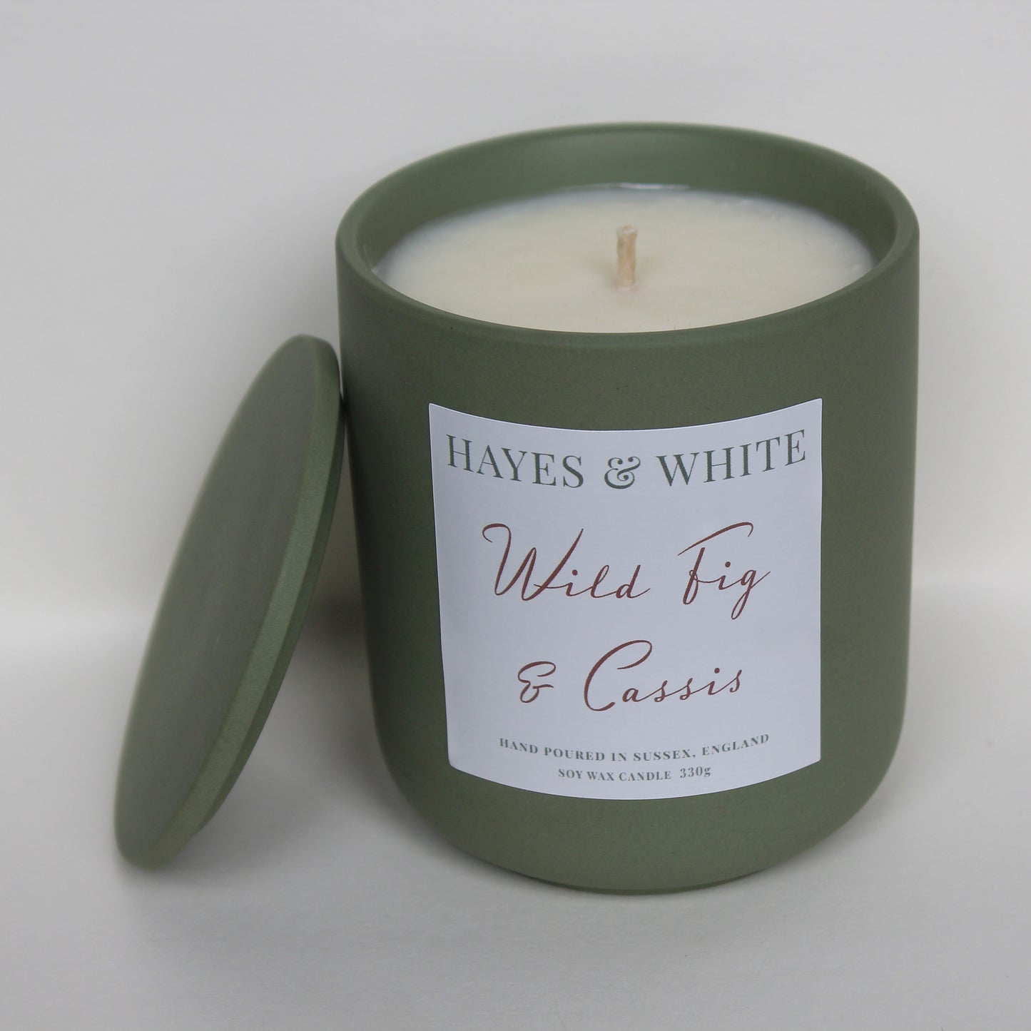 Wild Fig & Cassis 330g Pastel Green
