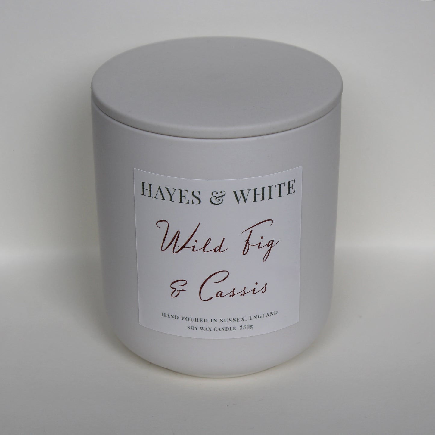 Wild Fig & Cassis 330g Pastel White