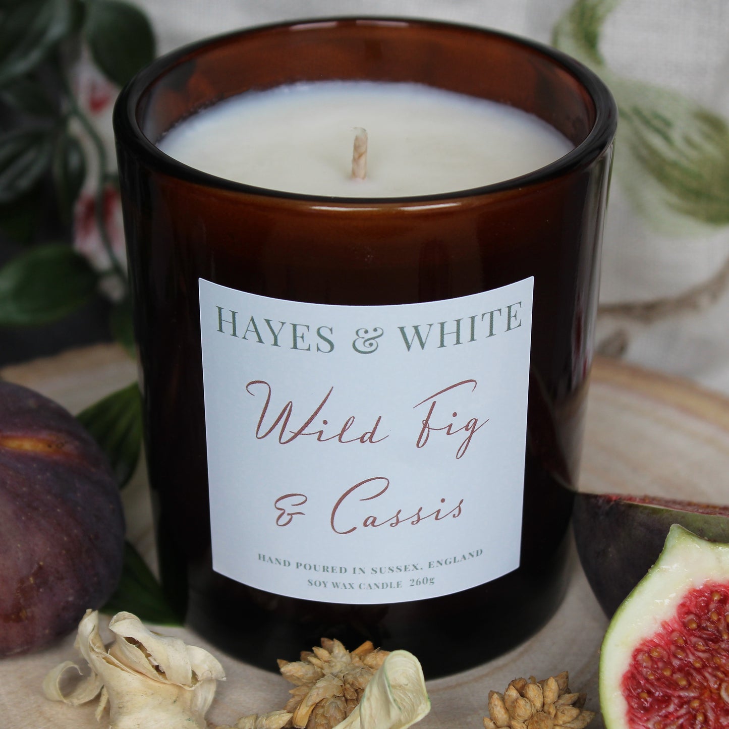Wild Fig & Cassis 260g Amber