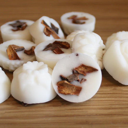 Christmas Spice Botanical Wax Melts — Infused with Dried Cinnamon (Pack of 14)