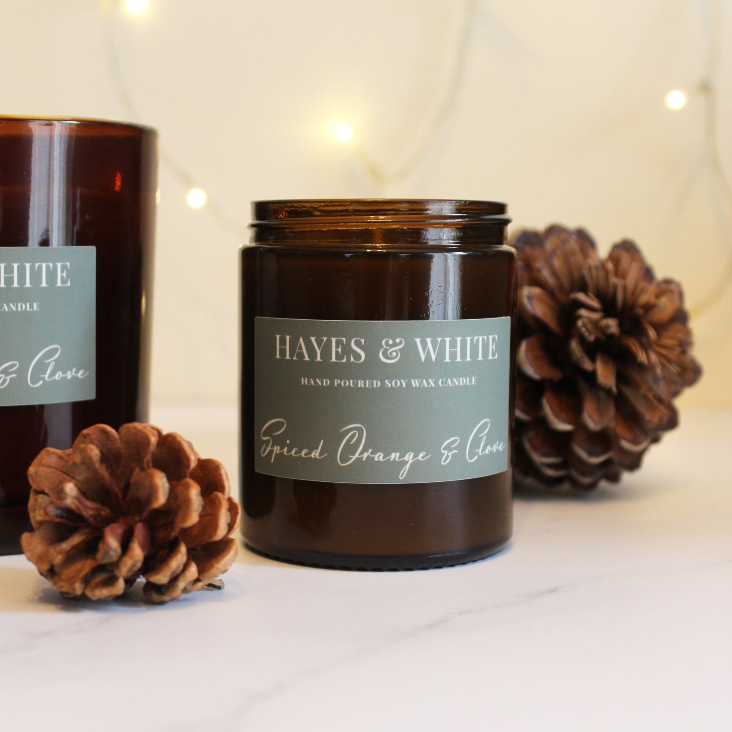 Spiced Orange & Clove Candles