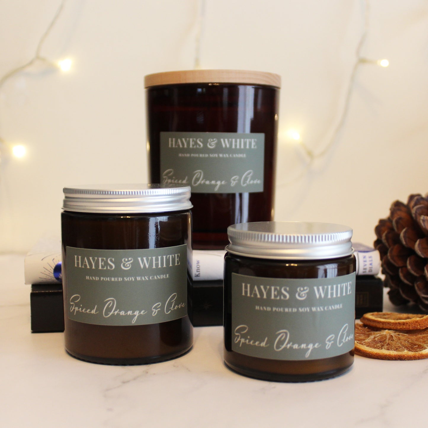 Spiced Orange & Clove Candles