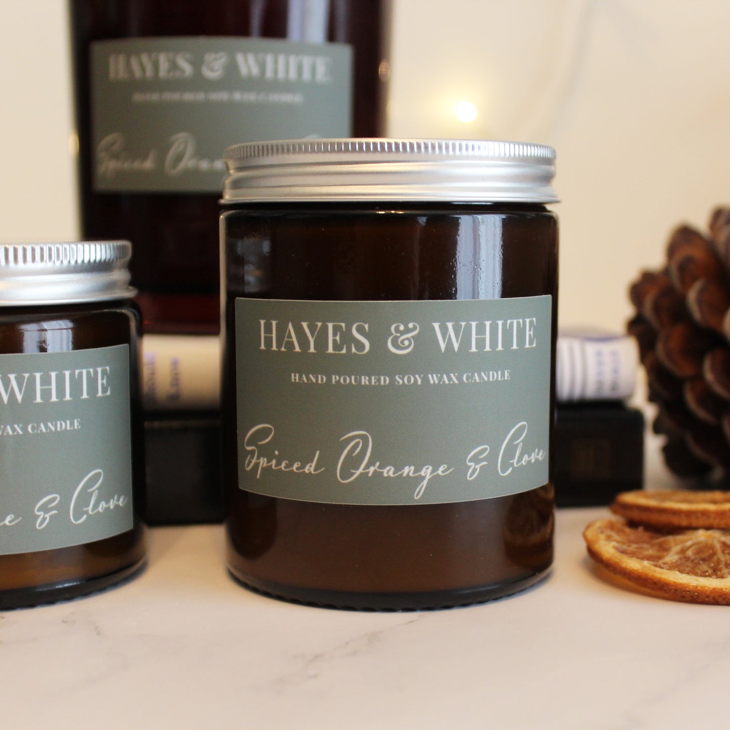 Spiced Orange & Clove Candles