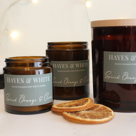 Spiced Orange & Clove Candles