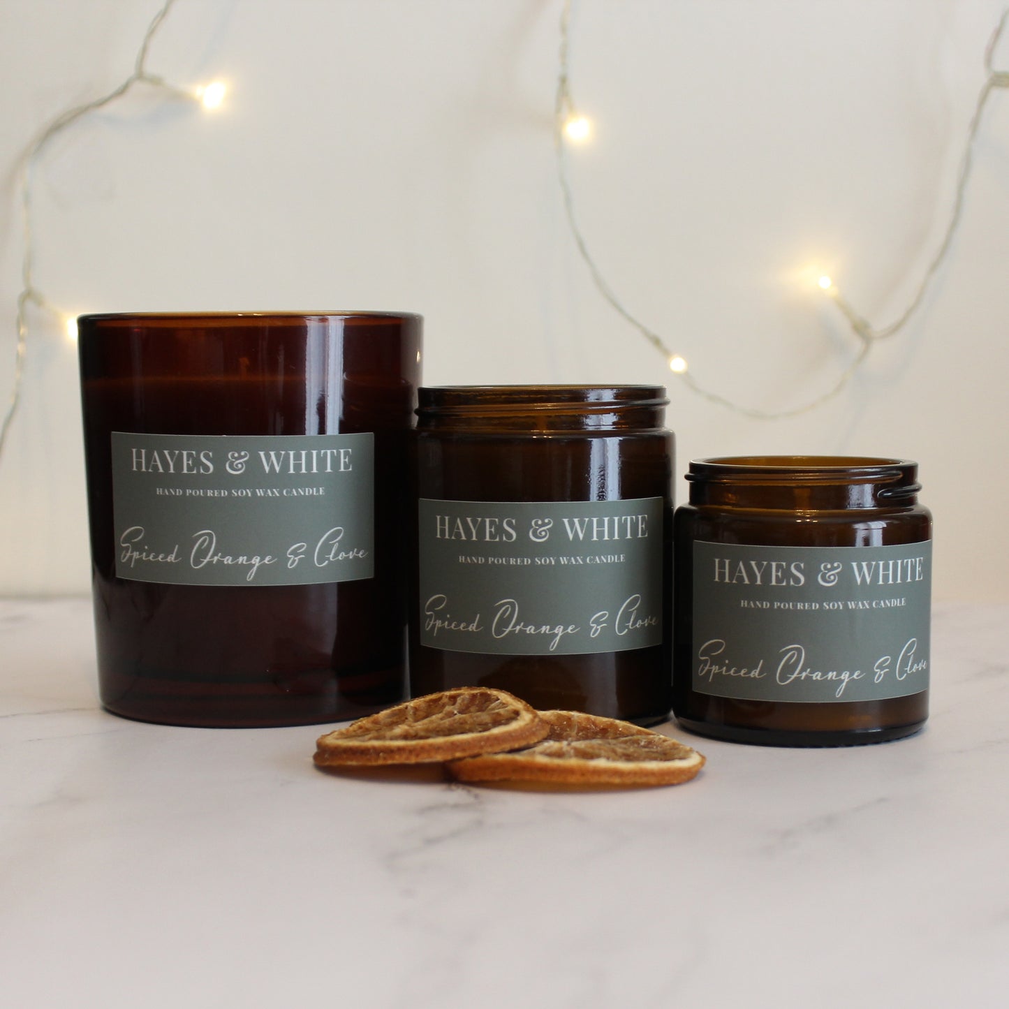 Spiced Orange & Clove Candles