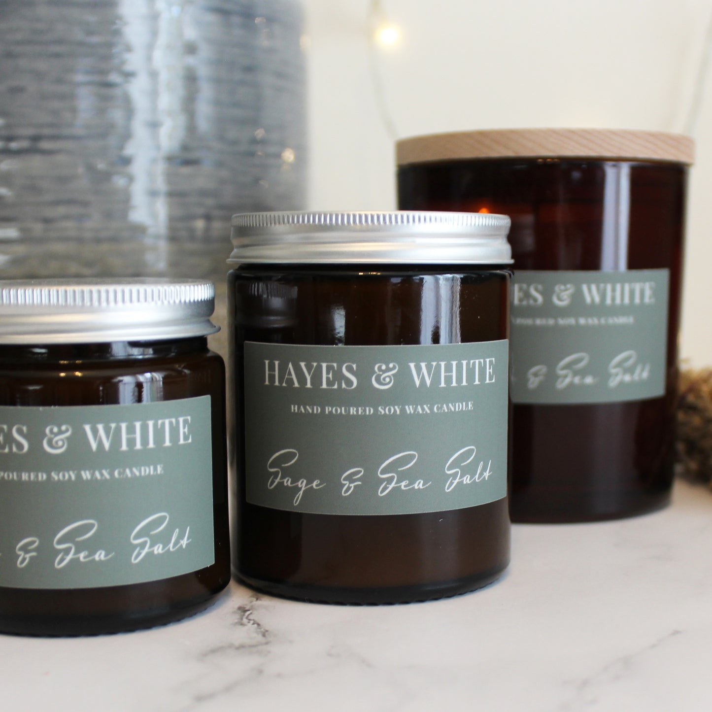 Sage & Sea Salt Candles