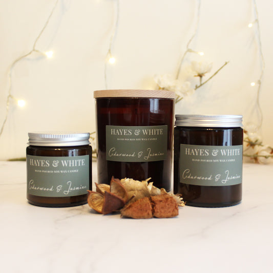 Cedarwood & Jasmine Candles
