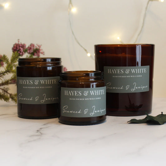 Seaweed & Juniper Candles