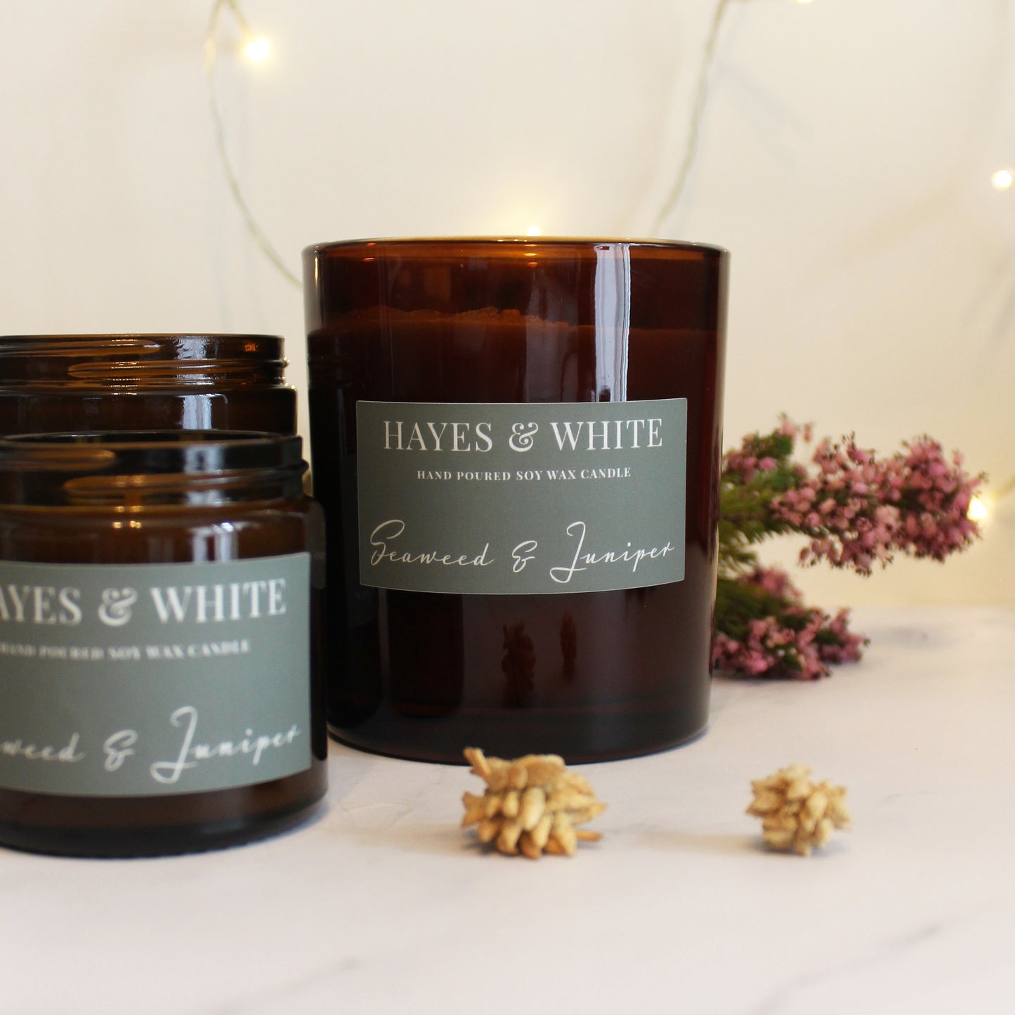Seaweed & Juniper Candles