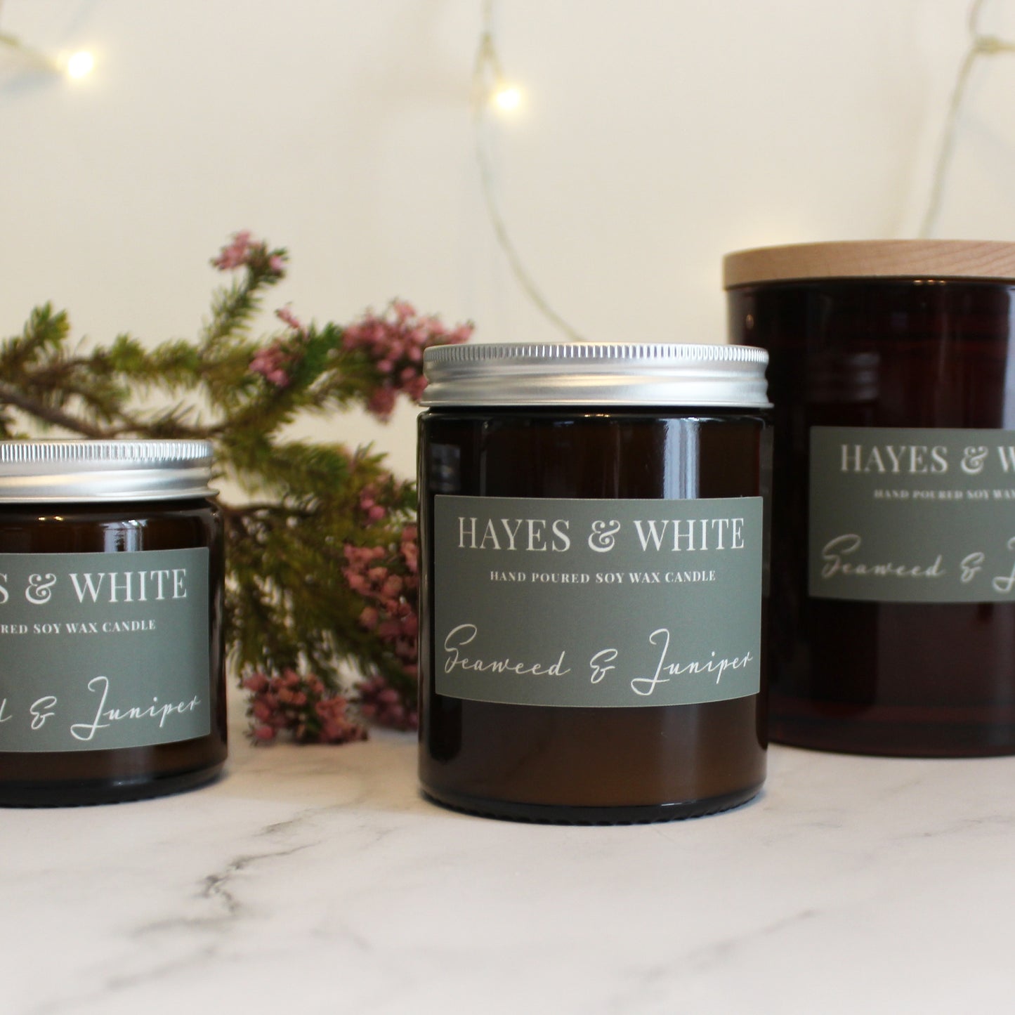 Seaweed & Juniper Candles