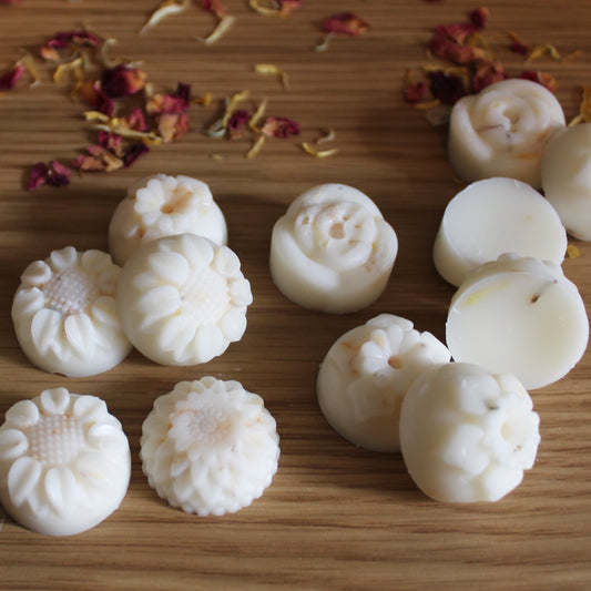 Spiced Orange & Clove Botanical Wax Melts — Infused with Calendula Petals (Pack of 14)
