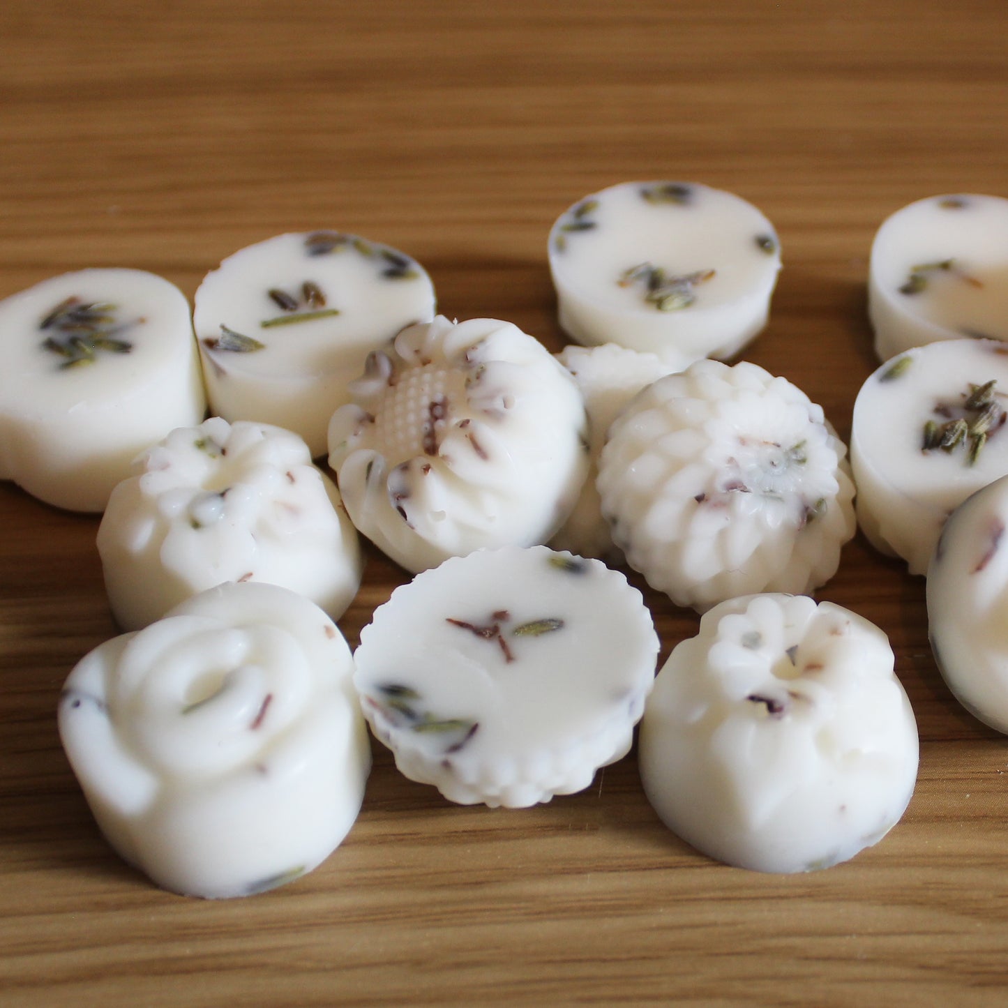 Orange & Lavender Botanical Wax Melts — Infused with Dried Lavender (Pack of 14)