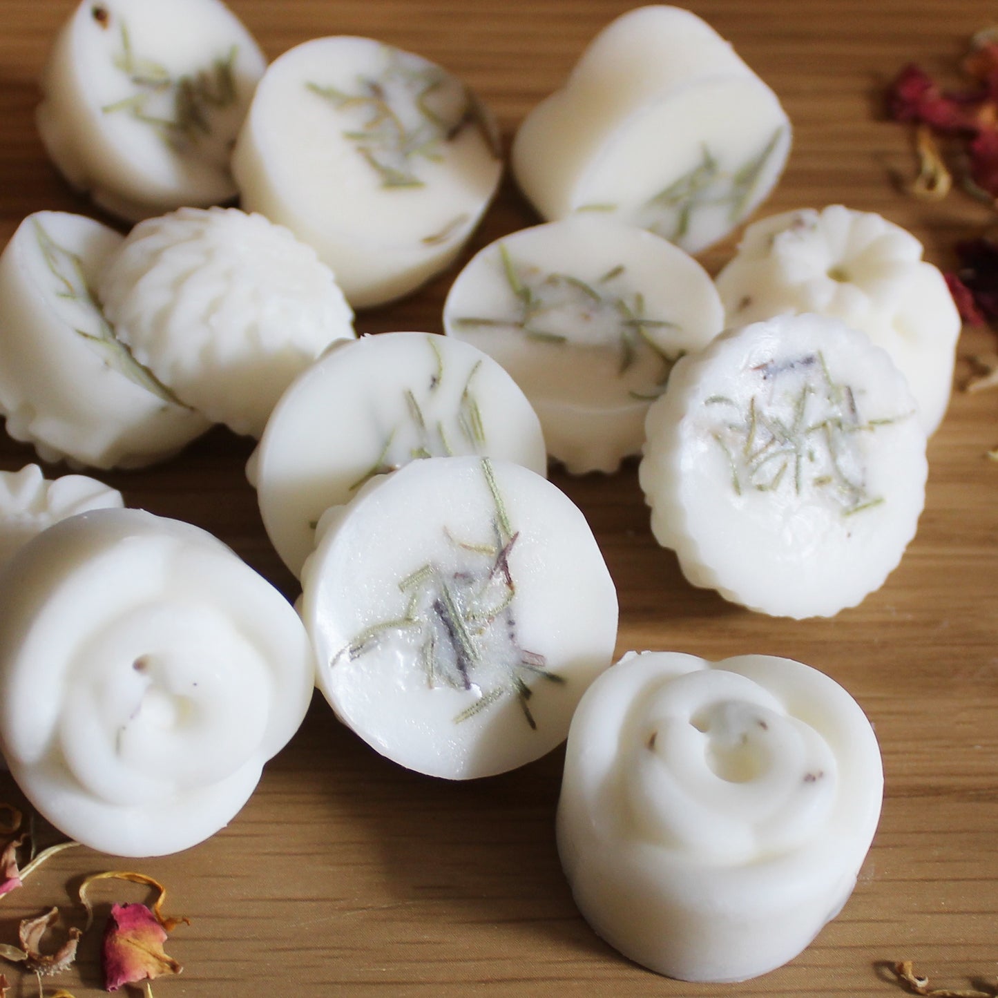 Seawood & Juniper Botanical Wax Melts — Infused with Dried Rosemary (Pack of 14)