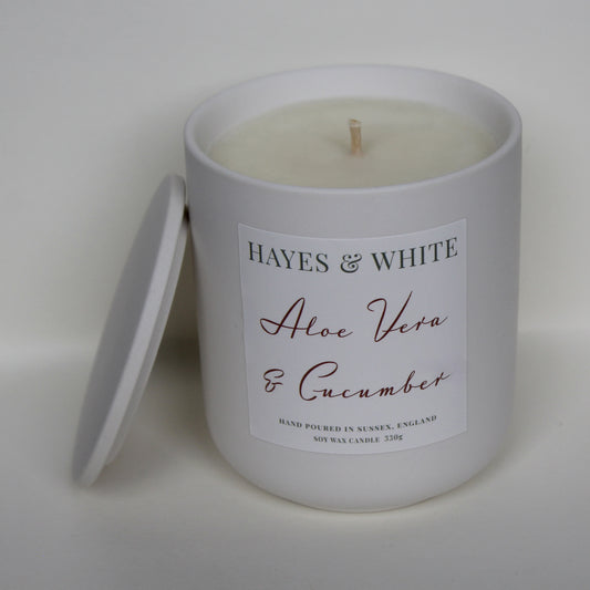 Aloe Vera & Cucumber  330g Pastel White