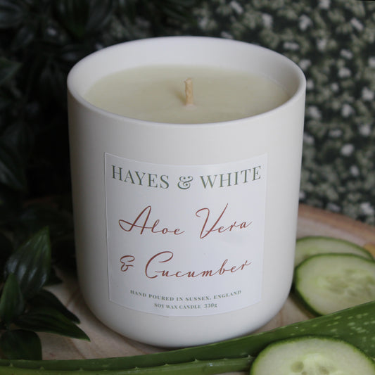 Aloe Vera & Cucumber  330g Pastel White