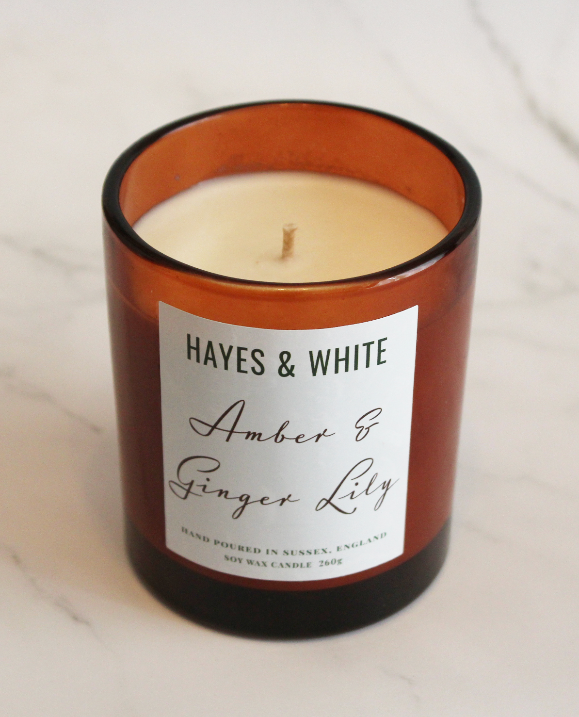 Amber & Ginger Lily 260g Amber