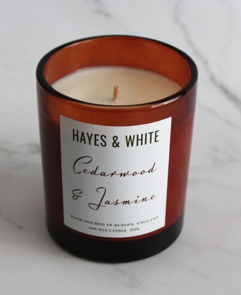Cedarwood & Jasmine 260g Amber