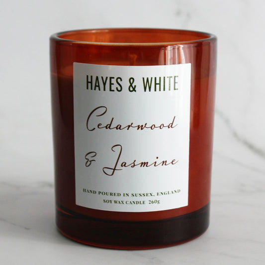 Cedarwood & Jasmine 260g Amber