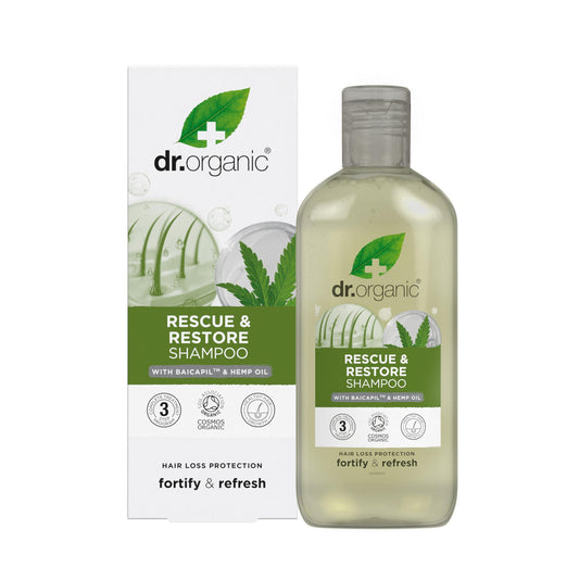 rescue-&-restore-shampoo-with-baicapil-&-hemp-oil-265ml-dr-organic