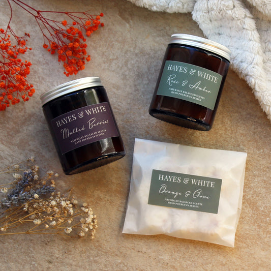 Spiced Amber Candle & Wax Melt Gift Set