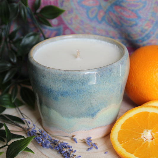Orange & Lavender 250g Ceramic
