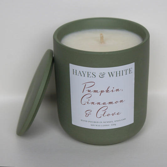 Pumpkin, Cinnamon & Clove 330g Pastel Green