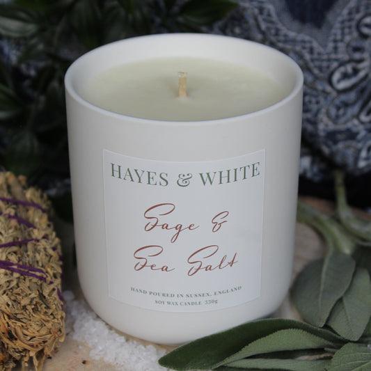 Sage & Sea Salt 330g Pastel White