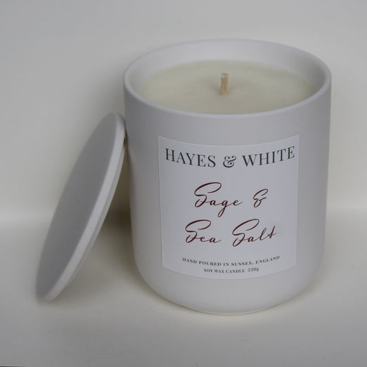 Sage & Sea Salt 330g Pastel White