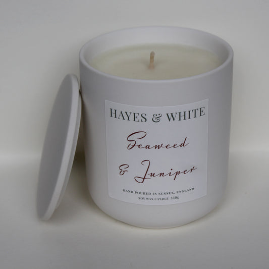 Seaweed & Juniper 330g Pastel White