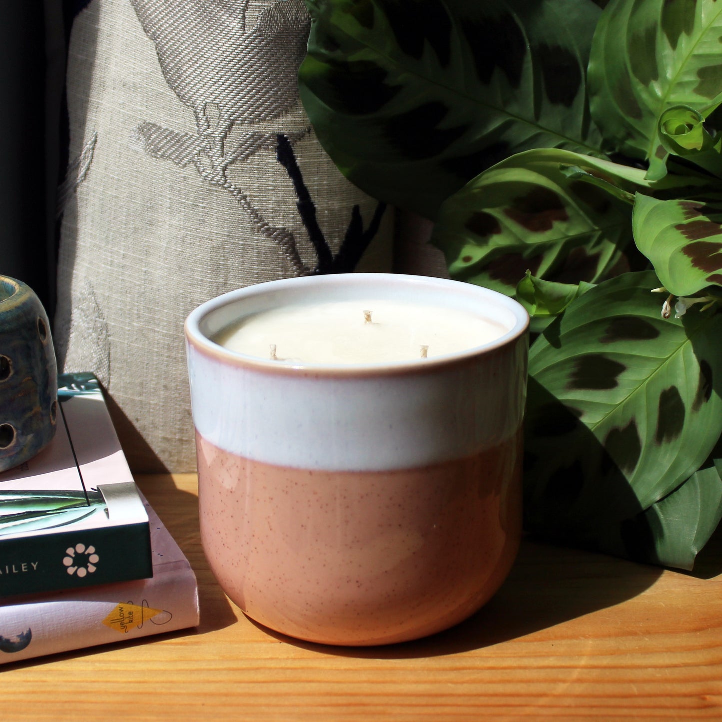 Seaweed & Juniper Soy Wax Candle | Large Ceramic | Handmade in Sussex
