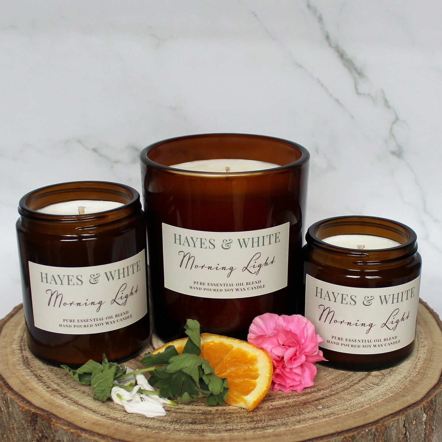 Bergamot & Cedarwood Essential Oil Candle | Hand-Poured | Handmade in Sussex