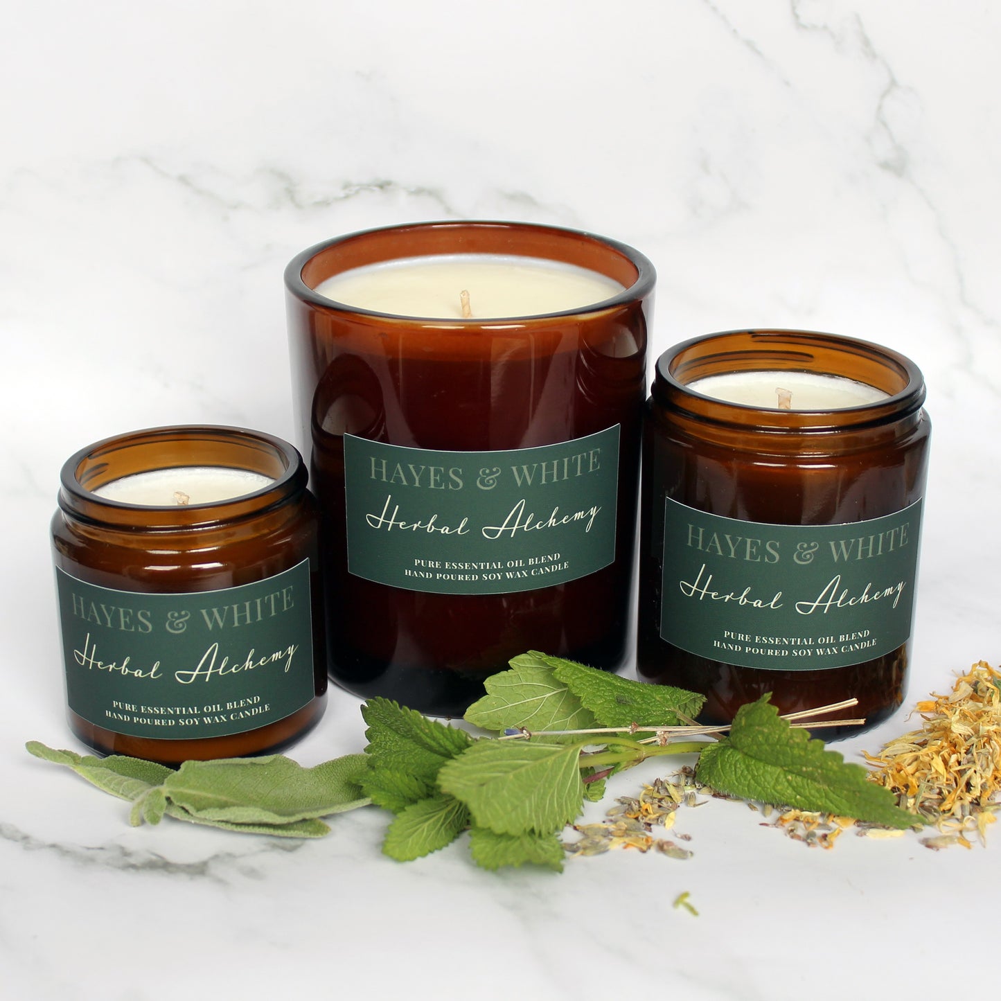 Lavender & Sage Essential Oil Candle | Hand-Poured | Handmade in Sussex