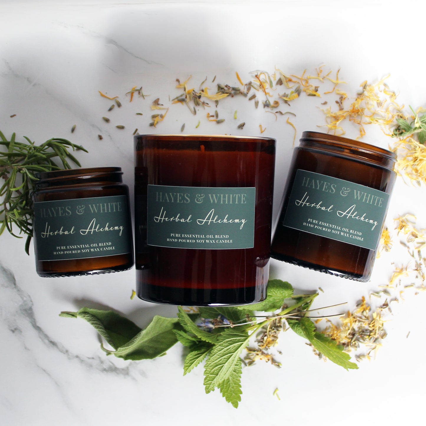 Lavender & Sage Essential Oil Candle | Hand-Poured | Handmade in Sussex