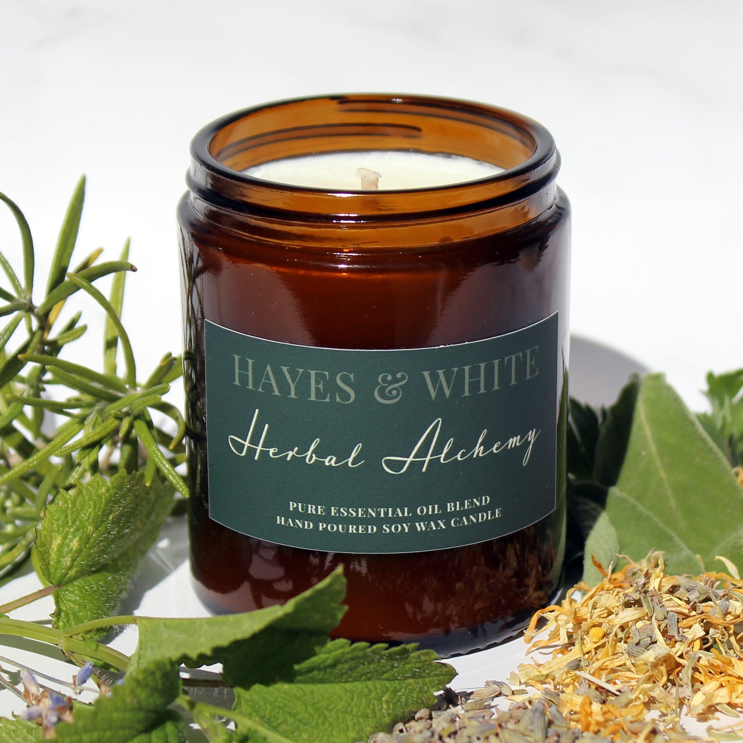 Lavender & Sage Essential Oil Candle | Hand-Poured | Handmade in Sussex