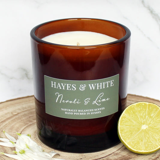Neroli & Lime Soy Wax Candle | Hand-Poured | Handmade in Sussex