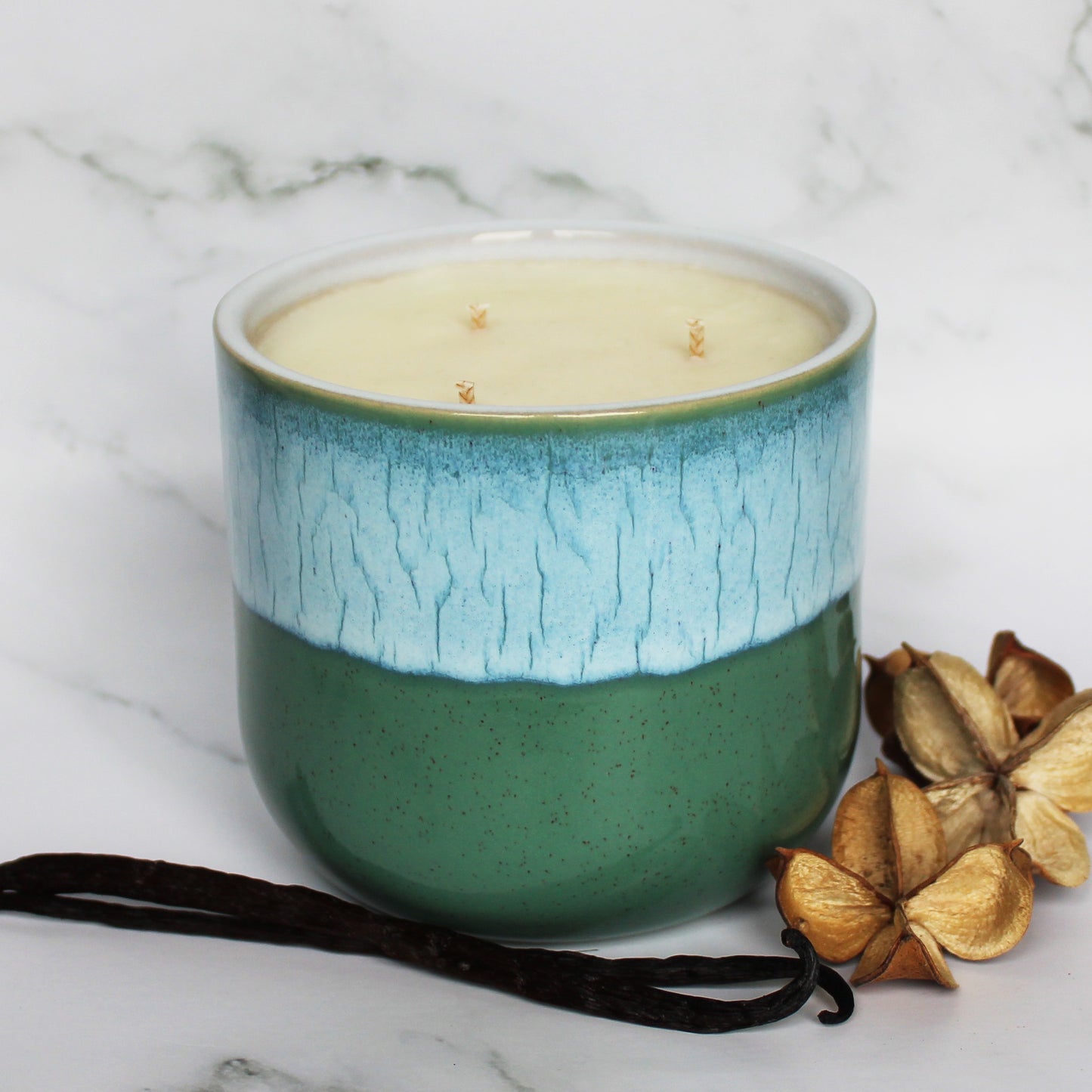 Vanilla & Musk Soy Wax Candle  | Large Ceramic | Handmade in Sussex