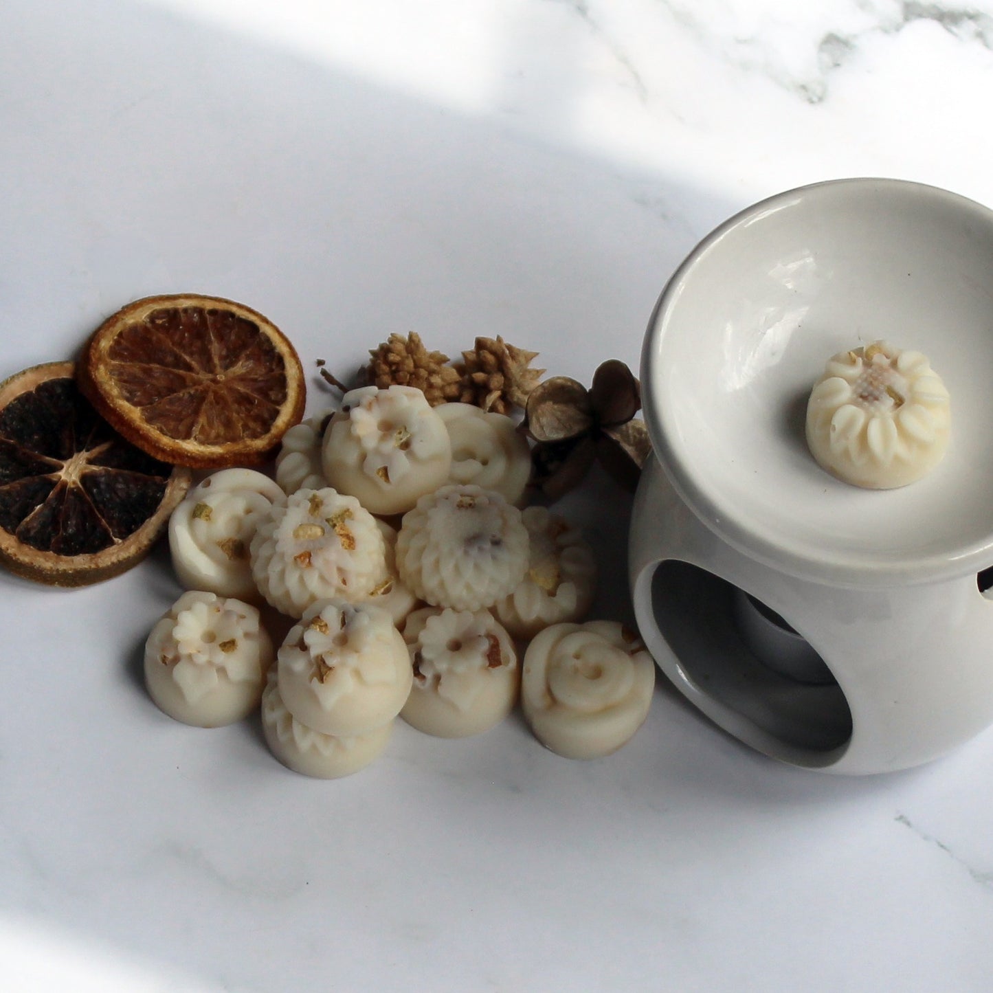 Botanical Soy Wax Melts Spiced Orange & Clove | Pack of 14 | Hand-Poured | Handmade in Sussex