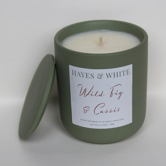 Wild Fig & Cassis 330g Pastel Green