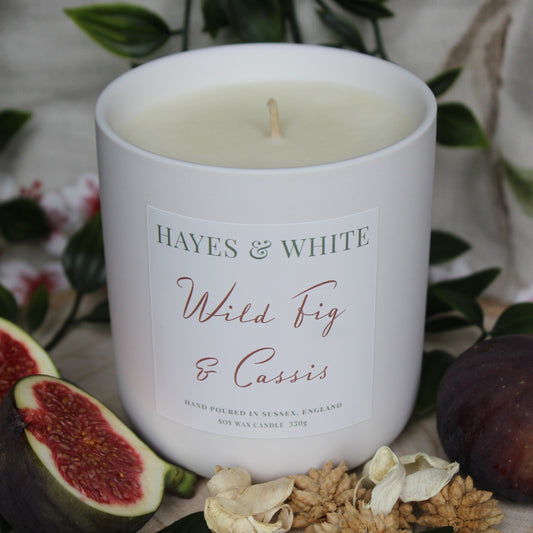 Wild Fig & Cassis 330g Pastel White